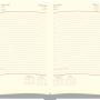 711 - Agendas personalizadas, Modelo Onix Plus Diaria, Formato 13,8x20cm, 384 paginas em papel Fine Dunas Amarelo
