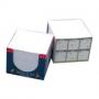 460 Cubo de Lembretes com calendário., Papel: Off-set Branco, Formato: 9,00x9,00cm, Nº de folhas: 800 -  Emb Schrink transparente