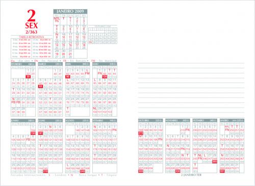 Agenda de Mesa Financeira Redoma, cod 360 , formato 11,7x17,5cm, 540 paginas, impressao cinza e vermelho, miolo em off set branco