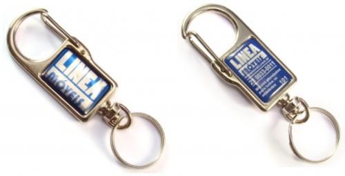 Chaveiro personalizado, modelo Mosquetão Anzol Quad Peq. Gravação colorida 2 lados. Acabamento em resina. Embalgem Individual Chaveiro personalizado, modelo Mosquetão Anzol Quad Peq. Gravação colorida 2 lados. Acabamento em resina. Embalgem Individual