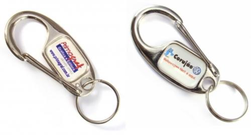 Chaveiro personalizado, modelo Mosquetão Anzol . Gravação colorida 2 lados. Acabamento em resina. Embalgem Individual Chaveiro personalizado, modelo Mosquetão Anzol . Gravação colorida 2 lados. Acabamento em resina. Embalgem Individual