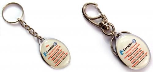 Chaveiro personalizado, modelo Recortado Oval. Gravação colorida 2 lados. Acabamento em resina. Emabalgem Individual Chaveiro personalizado, modelo Recortado Oval. Gravação colorida 2 lados. Acabamento em resina. Emabalgem Individual