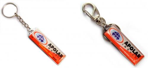 Chaveiro personalizado, modelo Recortado Retangular 2 com corrente. Gravação colorida 2 lados. Acabamento em resina. Emabalgem Individual Chaveiro personalizado, modelo Recortado Retangular 2 com corrente. Gravação colorida 2 lados. Acabamento em resina. Emabalgem Individual