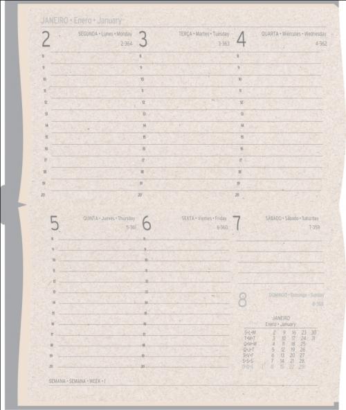 911 - Agendas personalizadas, Modelo Málaga Semanal de bolsa, Formato 15x8,8cm. 128 paginas em papel reciclado 911 - Agendas personalizadas, Modelo Málaga Semanal de bolsa, Formato 15x8,8cm. 128 paginas em papel reciclado