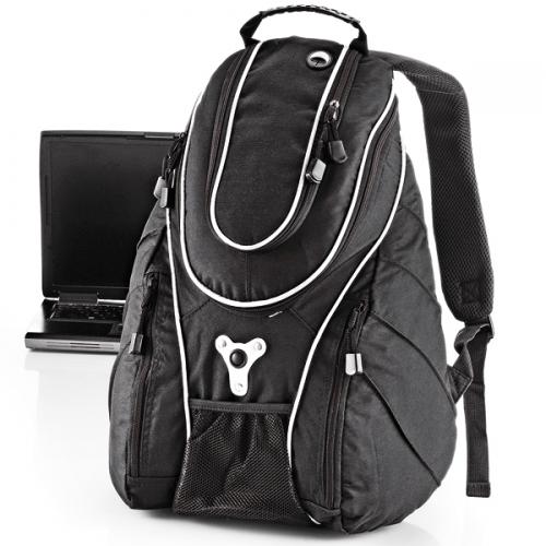 MA00111 Mochila personalizada. Divisoria para Notebook ate 15. Polyester Preto Importado. Gravação silk emborrachado 01 cor MA00111 Mochila personalizada. Divisoria para Notebook ate 15. Polyester Preto Importado. Gravação silk emborrachado 01 cor