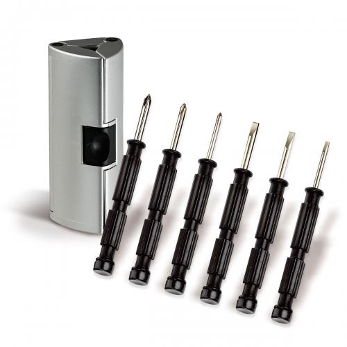 FE00860 Conjunto de ferramentas Fenda/Philips 6peças. Gravação a laser/ baixo relevo. Embalagem individual cx cinza FE00860 Conjunto de ferramentas Fenda/Philips 6peças. Gravação a laser/ baixo relevo. Embalagem individual cx cinza