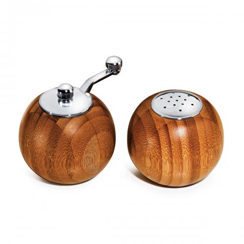 TE00803 Conjunto de Sal e Pimenta em Bambu/ Inox. Interior em cerâmica e plastico. Gravação a laser no moedor. Embalagem cx kraft TE00803 Conjunto de Sal e Pimenta em Bambu/ Inox. Interior em cerâmica e plastico. Gravação a laser no moedor. Embalagem cx kraft