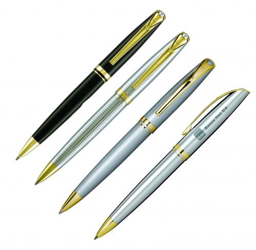 YM19355 Caneta Esferografica CROWN EXPLENDOR GOLD 14CM. Escrita macia, garantia e assistencia técnica. Gravação a laser. Emabalgem individual em courinho YM19355 Caneta Esferografica CROWN EXPLENDOR GOLD 14CM. Escrita macia, garantia e assistencia técnica. Gravação a laser. Emabalgem individual em courinho