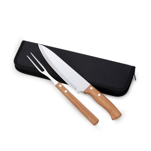 XES4108 Estojo econômico para churrasco 3 peças com faca 8 XES4108 Estojo econômico para churrasco 3 peças com faca 8