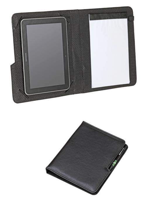 4538 Porta Tablet e blocos. Contem porta-caneta. Forro de tecido acetinado. Medida aprox de 27,2 X 21,5cm. Gravação baixo relevo 4538 Porta Tablet e blocos. Contem porta-caneta. Forro de tecido acetinado. Medida aprox de 27,2 X 21,5cm. Gravação baixo relevo