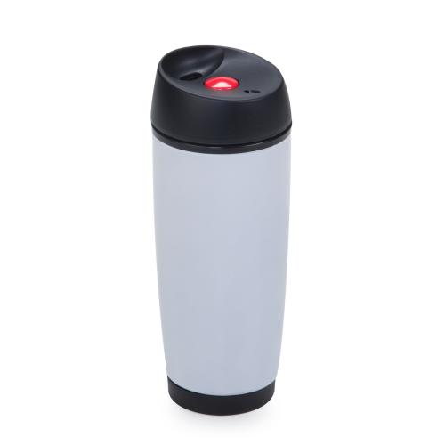 COP6139 Copo térmico revestido em aço inox na cor branca com tampa plástica. Capacidade 500ml. » Embalagem: Caixa kraft - Med.: 250x85x85mm » Gravação: Splash color COP6139 Copo térmico revestido em aço inox na cor branca com tampa plástica. Capacidade 500ml. » Embalagem: Caixa kraft - Med.: 250x85x85mm » Gravação: Splash color