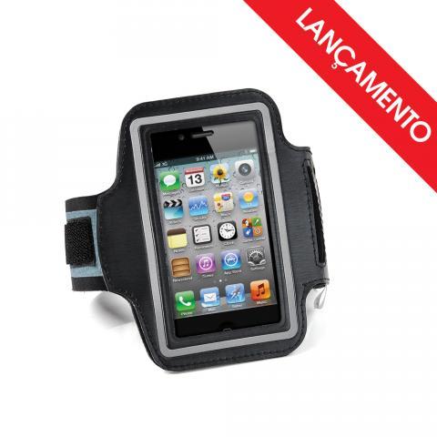 IN00501 Braçadeira para celular e smartphone em Neoprene. Possui fechamento em velcro e compartimento para chave. Para celulares de até 4,5 IN00501 Braçadeira para celular e smartphone em Neoprene. Possui fechamento em velcro e compartimento para chave. Para celulares de até 4,5