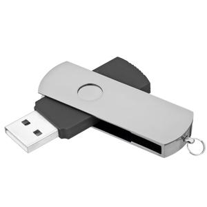 PD184 Pen drive aluminio 4GB. Incluso gravação em laser 01 posição. Embalagem saco plástico individual.