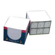 460 Cubo de Lembretes com calendário., Papel: Off-set Branco, Formato: 9,00x9,00cm, Nº de folhas: 800 - Emb Schrink transparente 460 Cubo de Lembretes com calendário., Papel: Off-set Branco, Formato: 9,00x9,00cm, Nº de folhas: 800 - Emb Schrink transparente