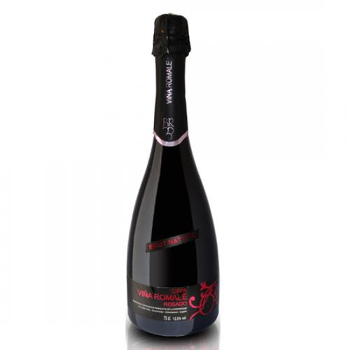 CAVA VIÑA ROMALE ROSÉ/ País e Região Espanha, Almendralejo, Uvas 100% Garnacha, Vinificação Fermentação em cuba de inox e maceração a frio com as cascas e o mosto por 10 horas CAVA VIÑA ROMALE ROSÉ/ País e Região Espanha, Almendralejo, Uvas 100% Garnacha, Vinificação Fermentação em cuba de inox e maceração a frio com as cascas e o mosto por 10 horas