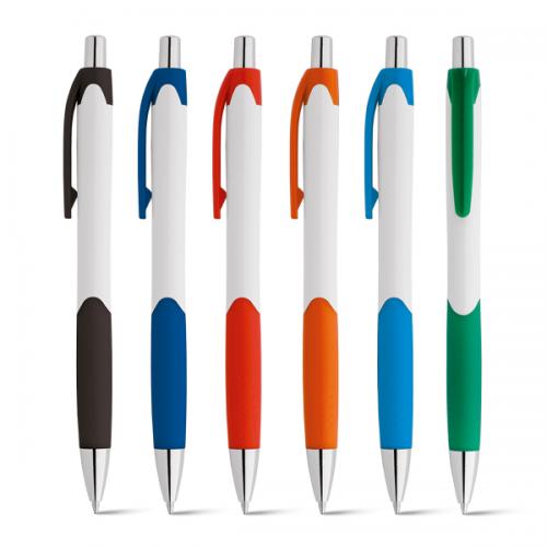 81104 81104 CARIBE Caneta Esferográfica Top Pen. ABS. Com grip. Acabamento brilhante. Ponteira cromada. ø11 x 140 mm. Gravação 01 cor 81104 81104 CARIBE Caneta Esferográfica Top Pen. ABS. Com grip. Acabamento brilhante. Ponteira cromada. ø11 x 140 mm. Gravação 01 cor