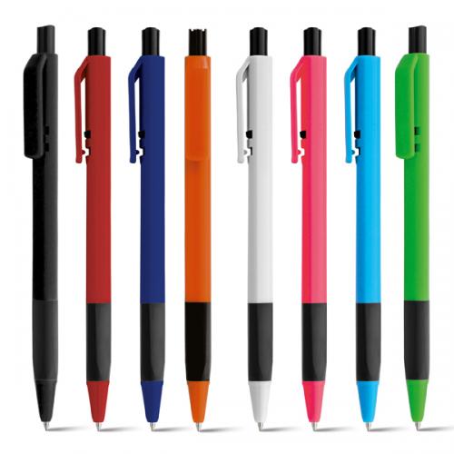 81121 ROY Caneta Esferográfica Top Pen. ABS. Com grip. Acabamento brilhante. Corpo triangular. ø9 x 141 mm. Gravação 01 cor 81121 ROY Caneta Esferográfica Top Pen. ABS. Com grip. Acabamento brilhante. Corpo triangular. ø9 x 141 mm. Gravação 01 cor