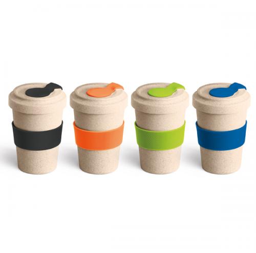 94638 Copo para viagem. Fibra de bambu e PP. Com banda de silicone e tampa. Capacidade até 500 ml. Food grade. ø95 x 140 mm. Silk 01 cor / 01 lado 94638 Copo para viagem. Fibra de bambu e PP. Com banda de silicone e tampa. Capacidade até 500 ml. Food grade. ø95 x 140 mm. Silk 01 cor / 01 lado