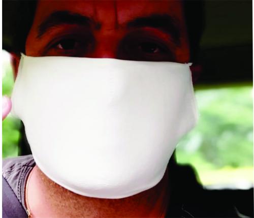 Máscara de Proteção individual. Material Poliester e Elastano. Lavável e duável. Embalada por unidade e instruções de uso. Máscara de Proteção individual. Material Poliester e Elastano. Lavável e duável. Embalada por unidade e instruções de uso.