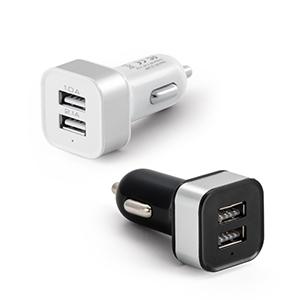 97155 Carregador USB para carro em ABS e alumínio. Com 2 saídas 5V/1-2.1A. - Medidas: 31 x 31 x 63 mm - Personalização: Transfer - Gravação: 30 x 30 mm 97155 Carregador USB para carro em ABS e alumínio. Com 2 saídas 5V/1-2.1A. - Medidas: 31 x 31 x 63 mm - Personalização: Transfer - Gravação: 30 x 30 mm